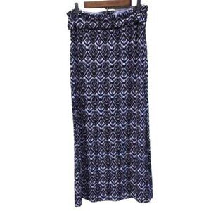 Y2K Maxi Skirt Side Slit Women’s Large